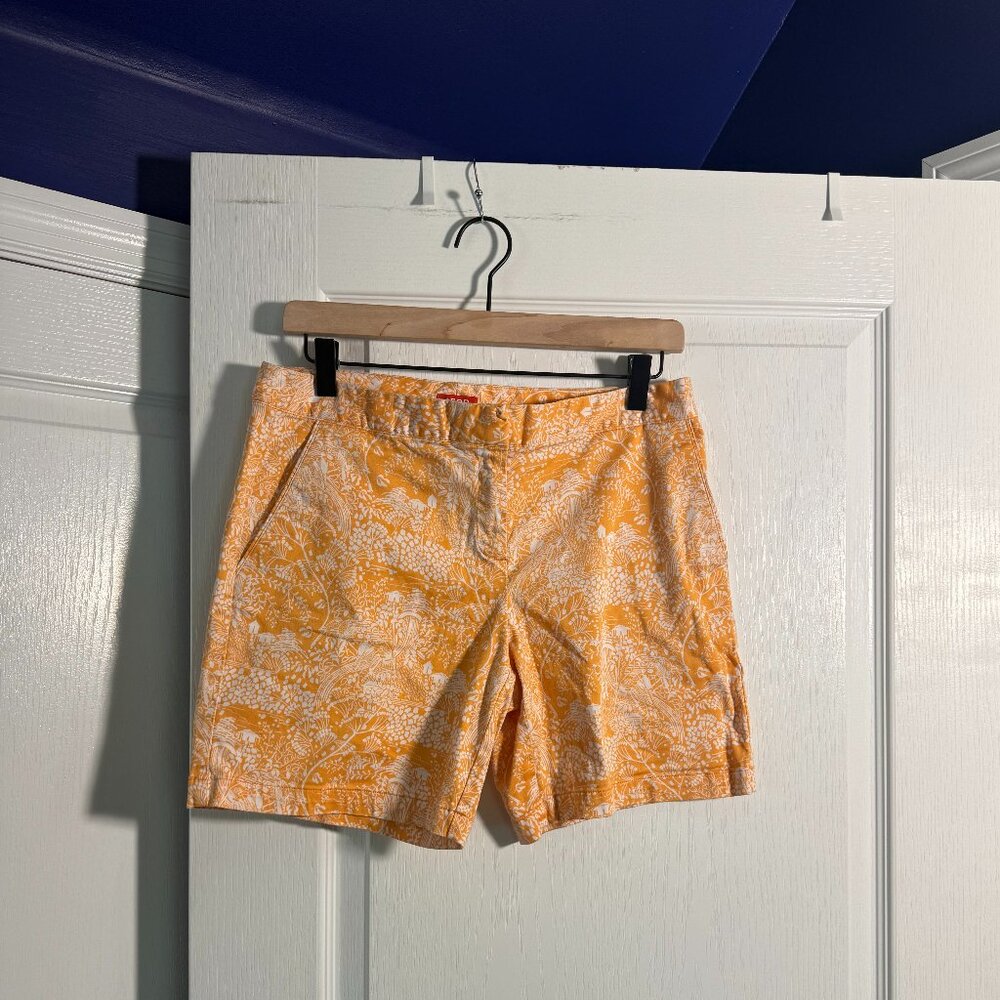 EUC - Izod Shorts - Peach & White - Size 6